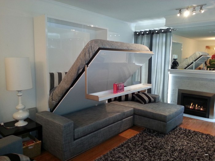 Space saving bedroom furniture for tiny homes